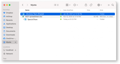 Sharing Profile folder