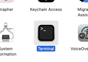 Open the Terminal app