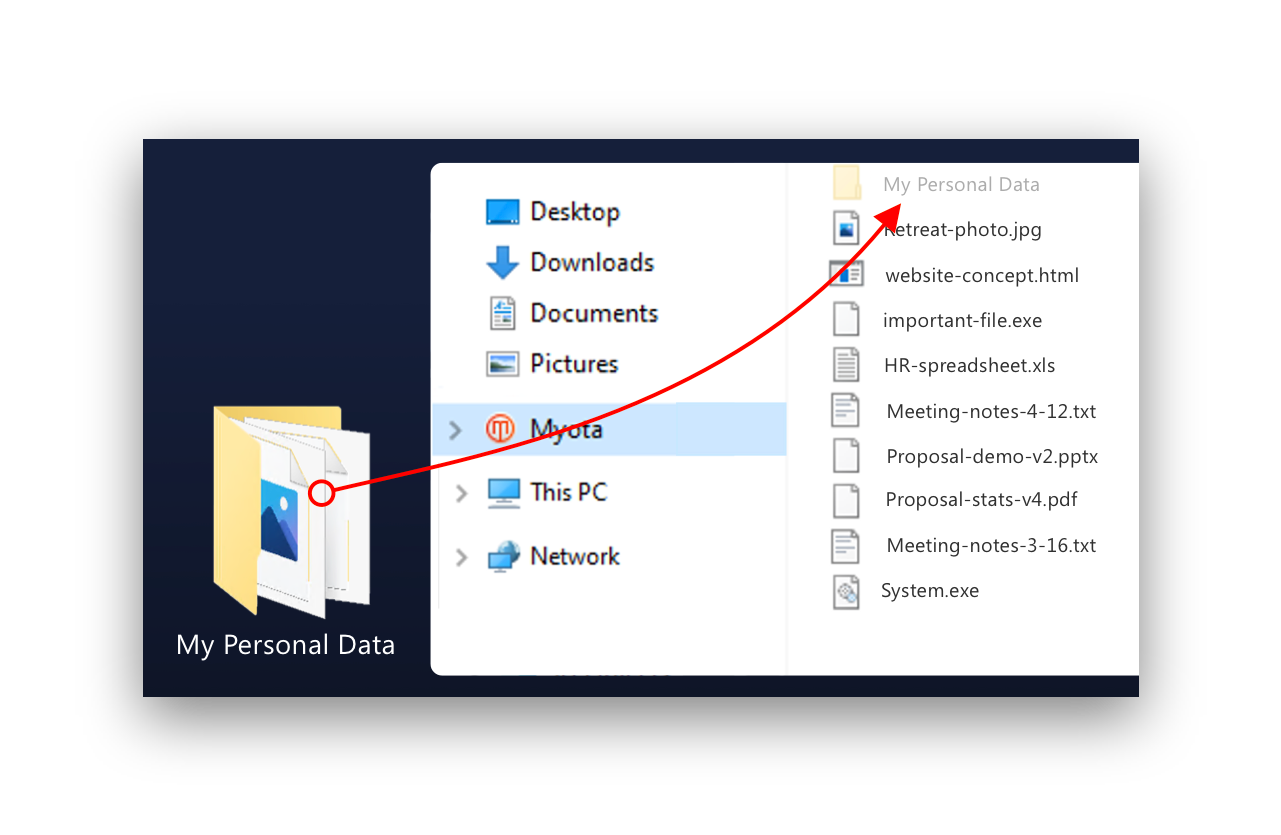 Start Adding Files To Myota